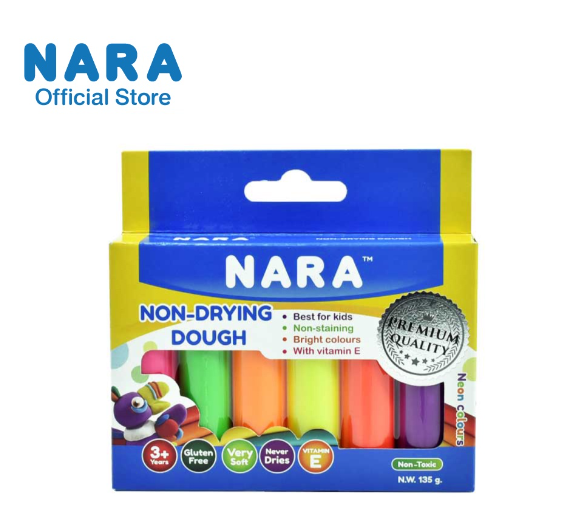 TOY91-NARA Non-Drying Dough (แป้งโดว์ชนิดไม่แห้ง) แบบกล่อง เลือกขนาด