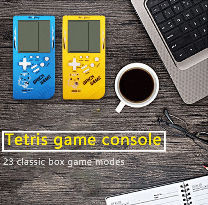 ROM72-เกมคอนโซล Tetris แบบพกพาคลาสสิกย้อนยุคมือถือเกมคอนโซลที่ปรับความเร็วได้