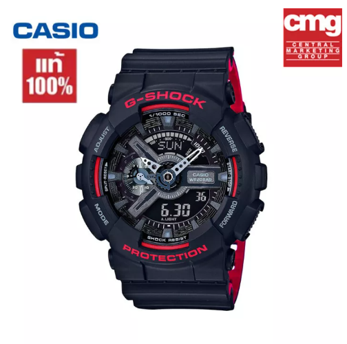 EW16-Casio นาฬิกาข้อมือกันน้ำและกันกระแทก g-shock GA-110HR-1A คู่แสดงกีฬาแฟชั่นสบายๆ แท้?%จัดส่งพร้อมกล่องคู่มือใบประกันศูนย์CMG 1ปี?%