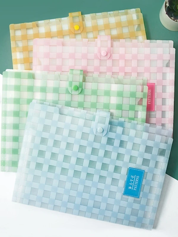 กระเป๋าแฟ้ม รูปแบบสุ่ม 1 ชิ้น f-51