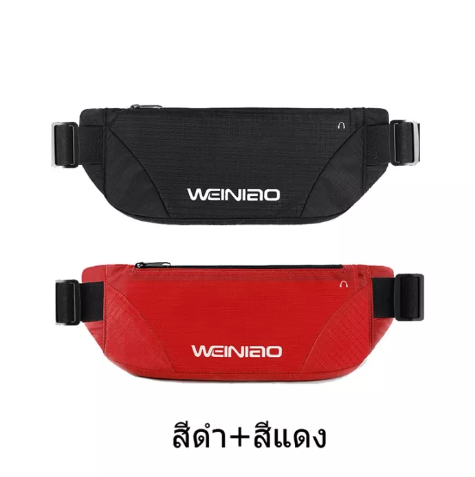 DK35-LSDD กระเป๋าคาดเอวออกกำลังกายผู้ชาย กระเป๋าคาดเอววิ่งพร้อมช่องเสียบหูฟังกระเป๋าคาดอกกันน้ำแฟชั่น