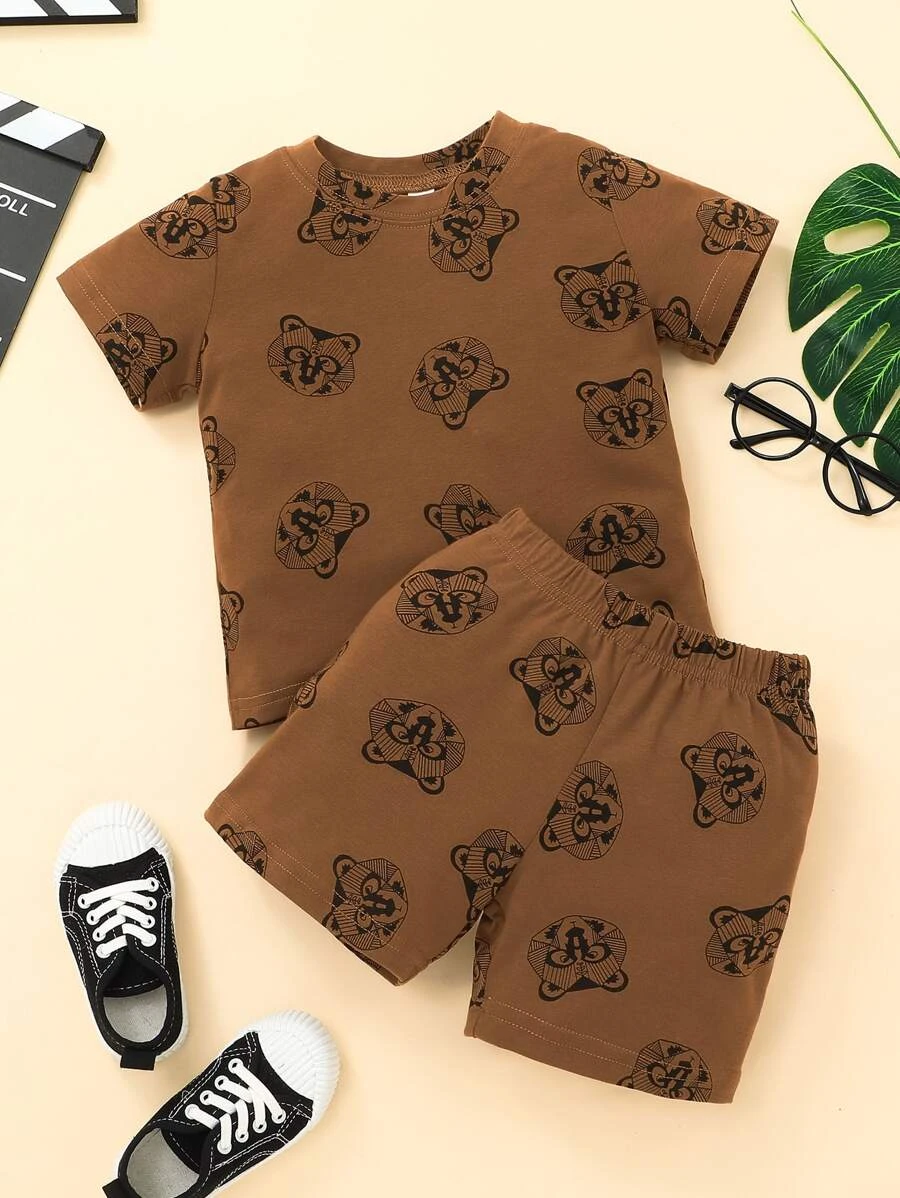 เด็กผู้ชายวัยหัดเดิน ภาพกราฟิกรูปตัวการ์ตูน b-57