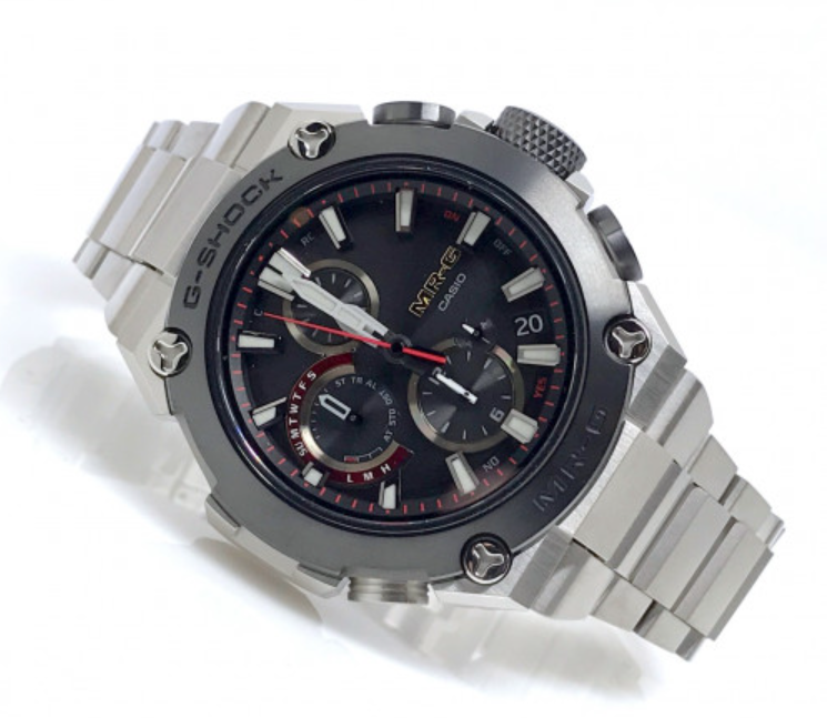 H31-CASIO G-Shock MRG-B1000D-1A Titanium Date Bluetooth พลังงานแสงอาทิตย์ ขนาดตัวเรือน 46.5 mm. (New)