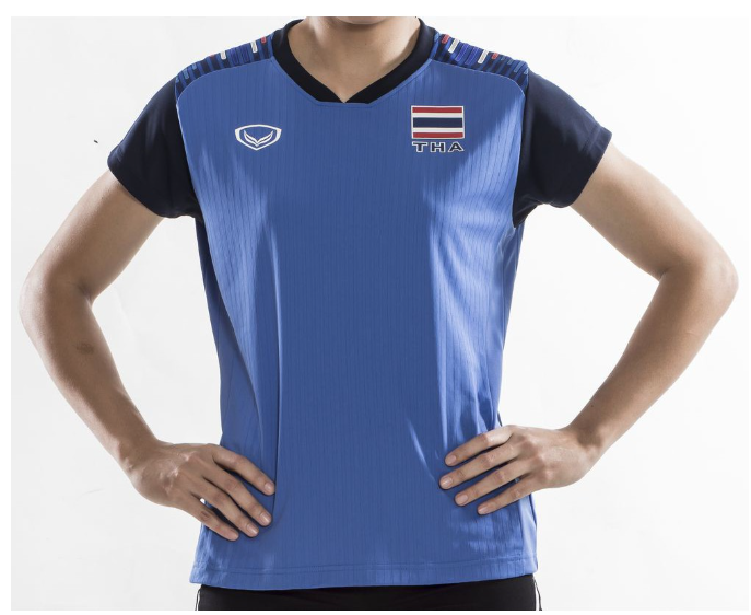 ก54#GRAND SPORT เสื้อวอลเลย์บอลหญิงเอเชี่ยนเกมส์2018 แกรนด์สปอร์ตรหัส : 014250