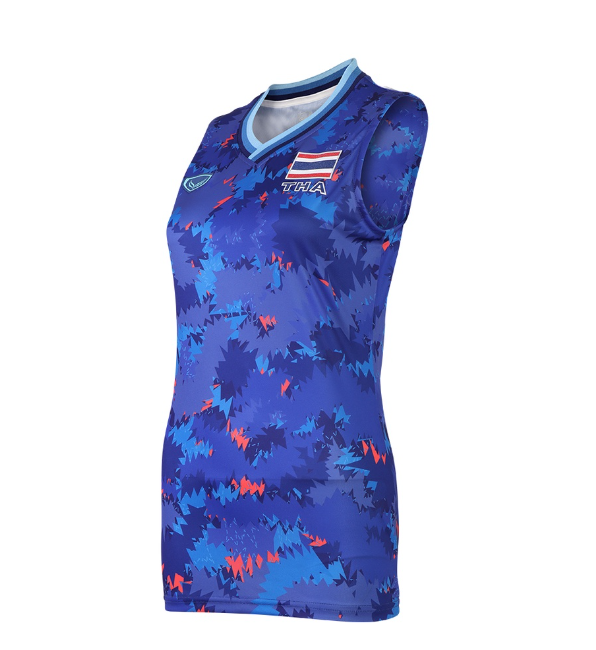 ก75#GRAND SPORT เสื้อวอลเลย์บอลหญิงซีเกมส์ รหัส : 014322