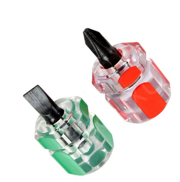 R64-ชุดไขควงหัวไชเท้า ขนาดเล็ก แบบพกพา สําหรับซ่อมแซมจักรเย็บผ้า 1 ชิ้น