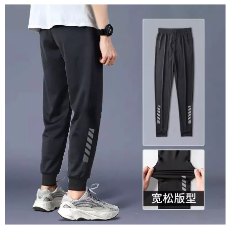 BIG62-กางเกงแฟชั่น ขาจั๊ม สไตล์เกาหลี ผ้านิ่มใส่สบาย สำหรับผู้ชาย