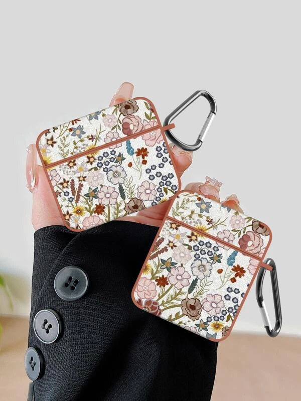 เคส เหมาะกับ Airpods พิมพ์ ลายดอกไม้ e-6