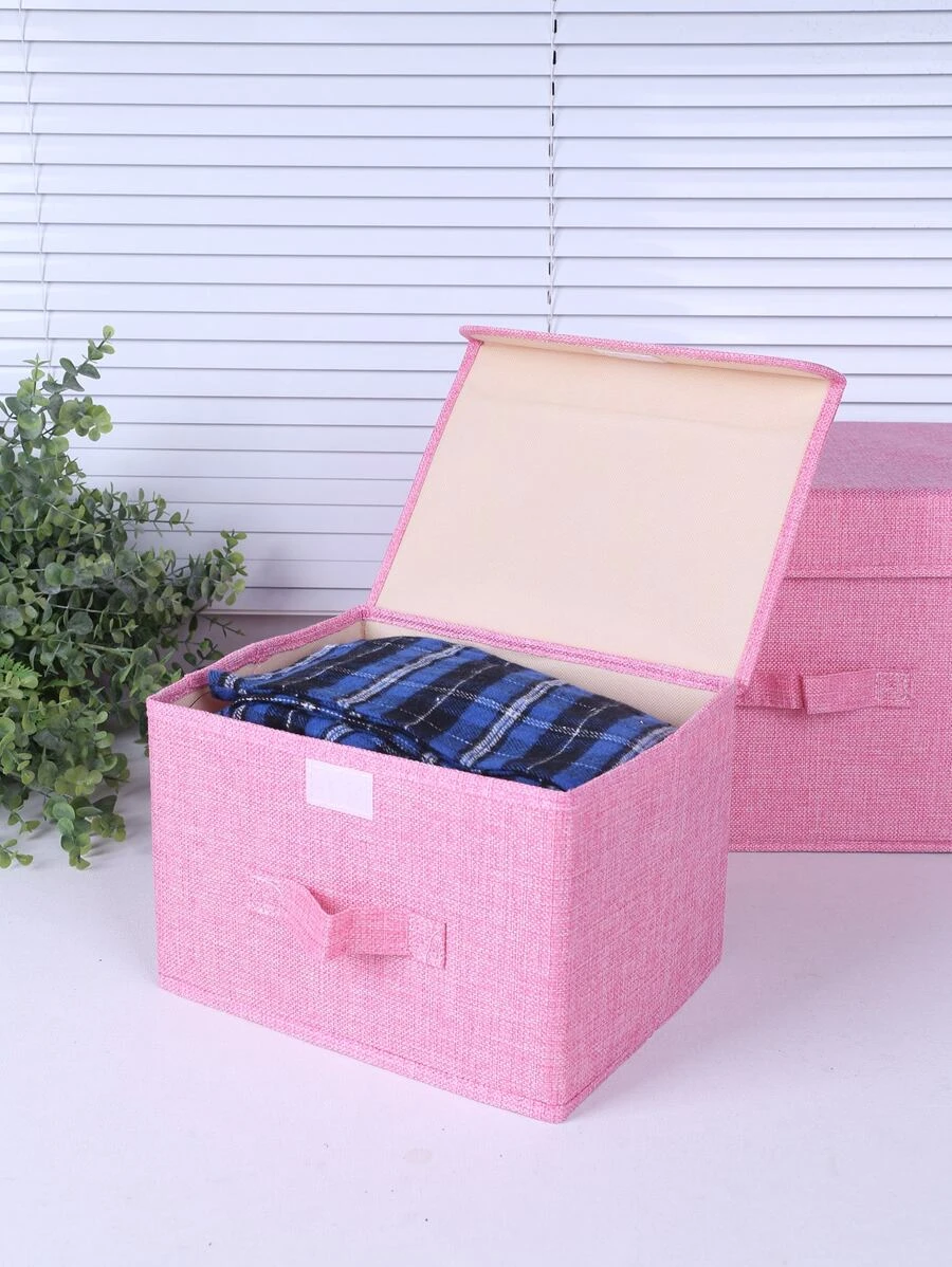 กล่องเก็บเสื้อผ้า สีพื้น 1 ชิ้น  gg-19