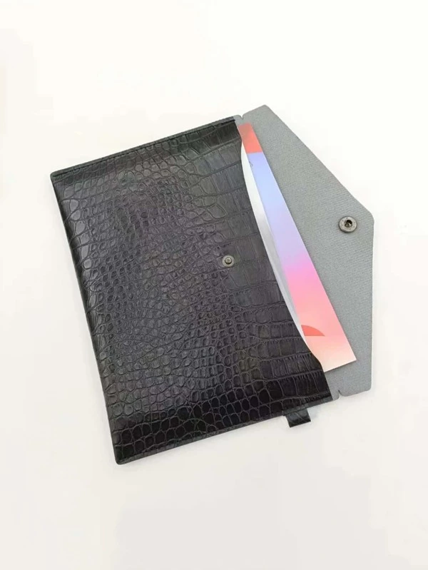 กระเป๋าแฟ้ม สีพื้น 1 ชิ้น f-82