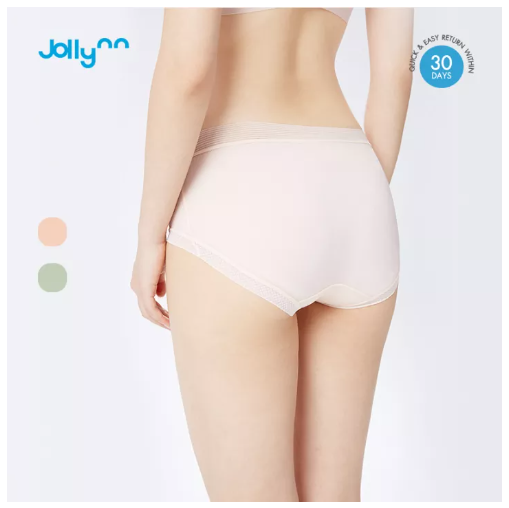 PAN07 Jollynn【Skin 】 cool-fit Free Size กางเกงในหญิง ผ้าระบายอากาศดีเยี่ยม ตัดเย็บอย่างดี ใส่กระชับยิ่งขึ้น ขอบกางเกงยืดหยุ่นสูง ผ้าต้านเชื้อแบคทีเรีย