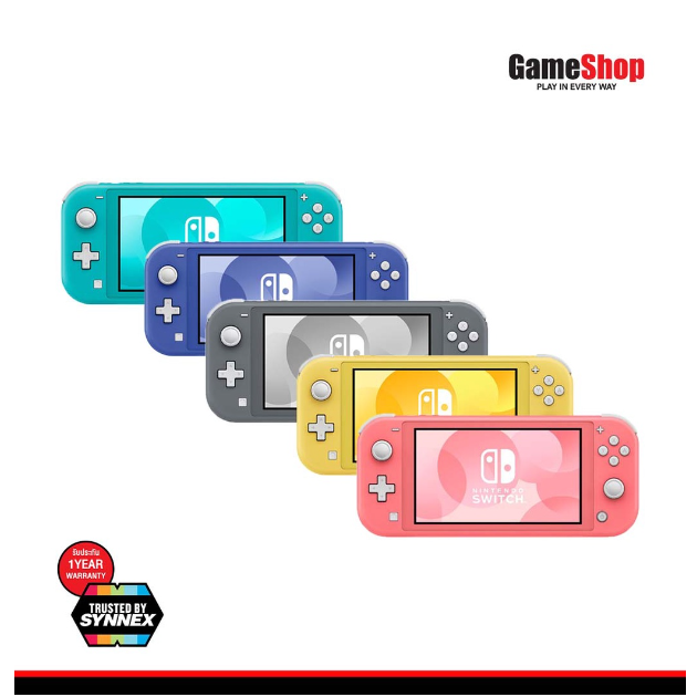 RE32-Nintendo Switch Lite (Pink/Yellow/Turquoise/Gray/Blue) / Lite Pokemon Dialga & Palkia Edition นินเทนโด้ สวิตช์ ขนาดพกพา