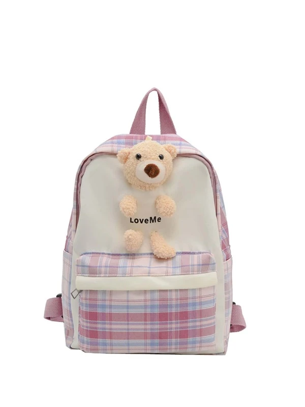 กระเป๋าเป้อเนกประสงค์ ตกแต่ง การ์ตูน หมี  ll-107