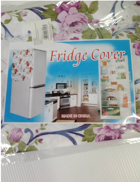 MW201-Fridge Cover ผ้าคลุมตู้เย็น ผ้าคลุมตู้เย็นสี่เหลี่ยมผืนผ้า พลาสติกคลุมตู้เย็น กันน้ำกันฝุ่น / ราคาถูก ราคา ต่อชิ้น