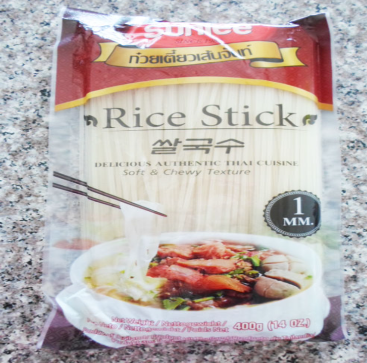 FD75-ก๋วยเตี๋ยวเส้นจันซันลี1มม.Rice Stick (400g)