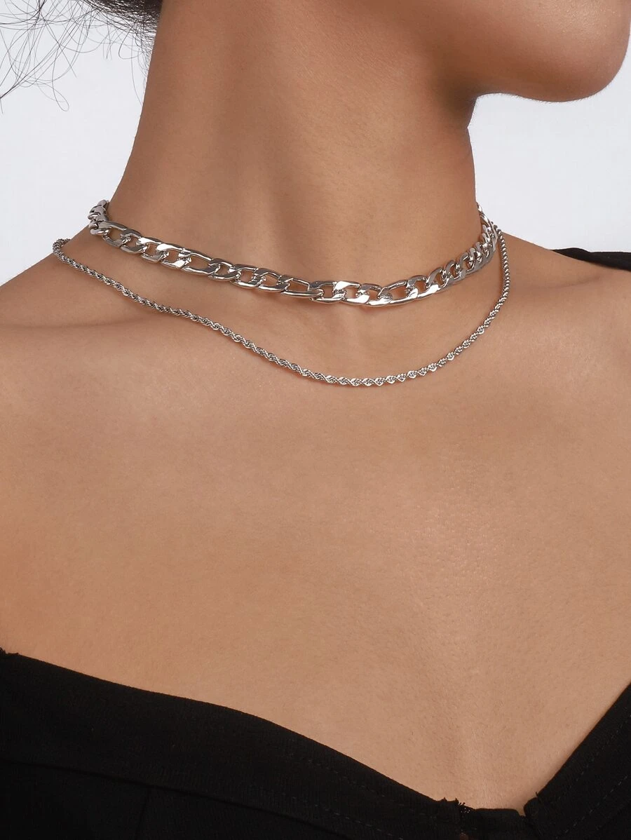 สร้อยคอ เลเยอร์ มินิมอล  kk-37